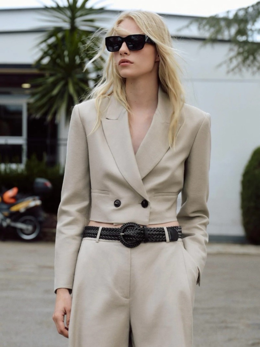 Zara Cropped Blazer